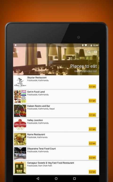 Yellow App : Restaurants App скриншот 6