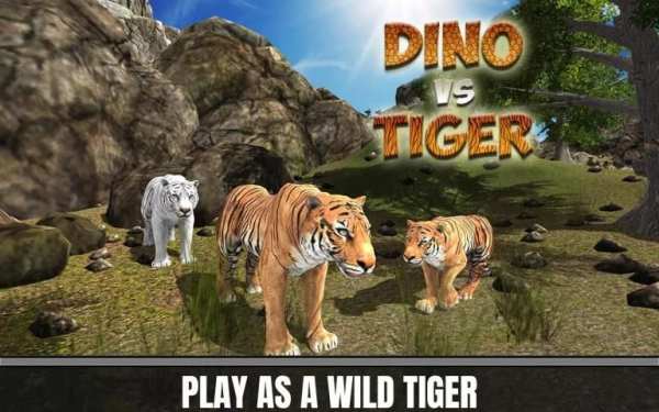Tiger vs Dinosaur Adventure 3D screenshot 8