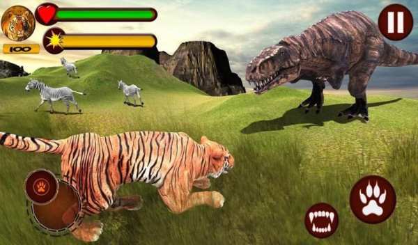 Tiger vs Dinosaur Adventure 3D screenshot 6