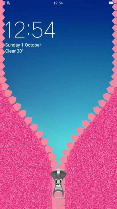 Diamond Zipper Screen Lock screenshot 4
