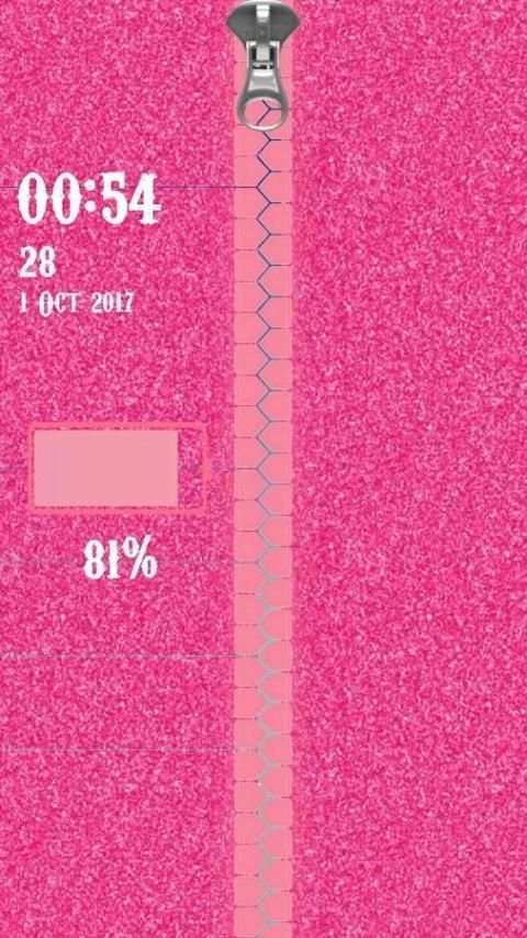 Diamond Zipper Screen Lock скриншот 6