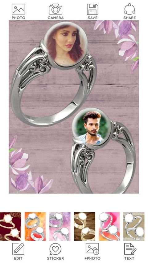 Lovely Ring Photo Frames 7 تصوير الشاشة