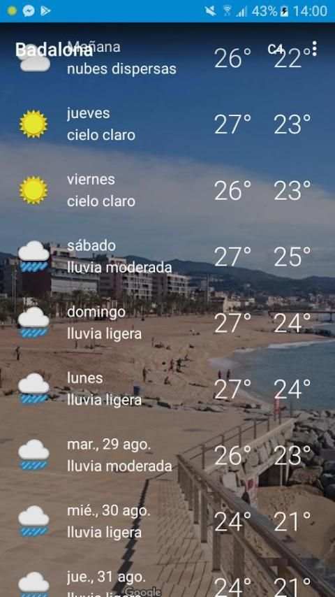 El Tiempo en Badalona screenshot 4