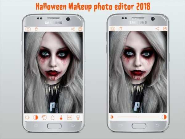 Halloween Makeup Photo Editor 2018 5 تصوير الشاشة