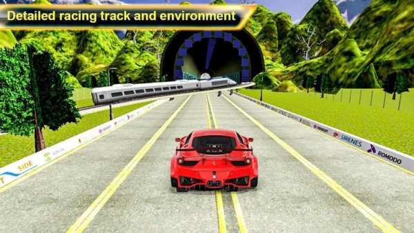 Train vs Car : Super Racing screenshot 2