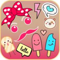 ❤∴ Cute Kawaii Stickers Photo Editor ∴❤