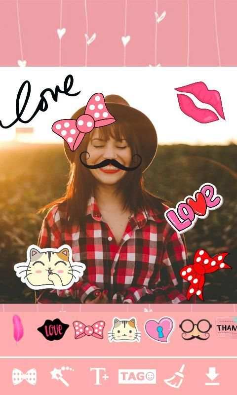 ❤∴ Cute Kawaii Stickers Photo Editor ∴❤ 7 تصوير الشاشة