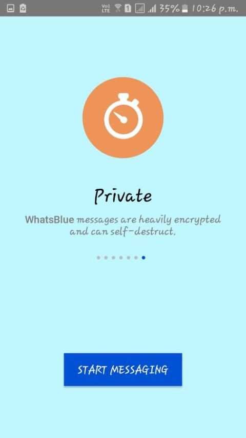 WhatsBlue screenshot 1