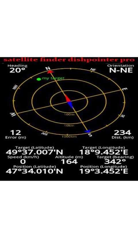 Satellite Finder Dishpointer pro screenshot 1
