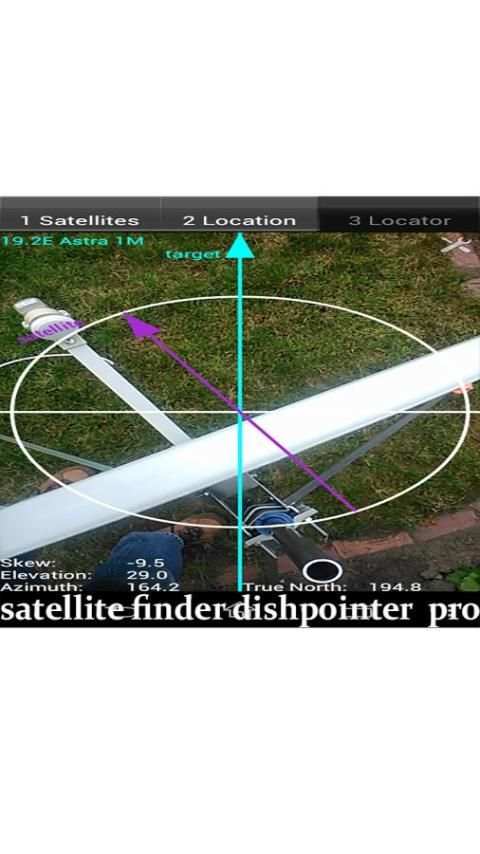 Satellite Finder Dishpointer pro 4 تصوير الشاشة