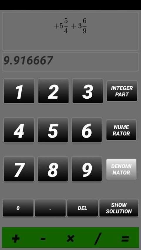 Calculator For Fractions screenshot 4