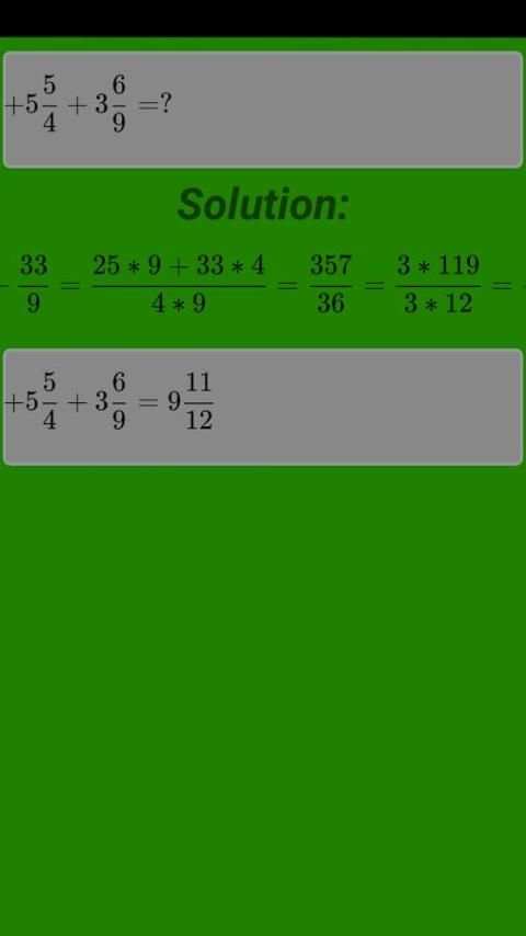 Calculator For Fractions screenshot 2