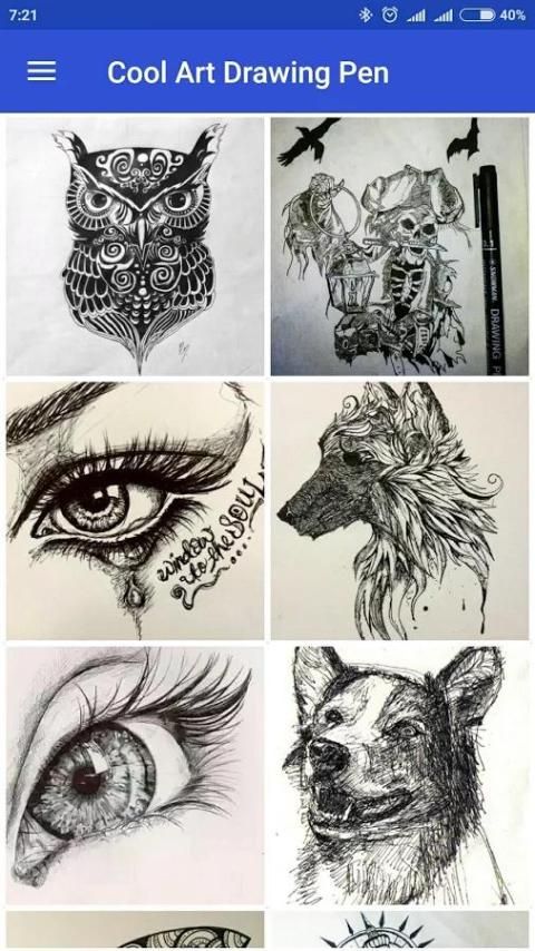 Cool Art Drawing Pens 5 تصوير الشاشة