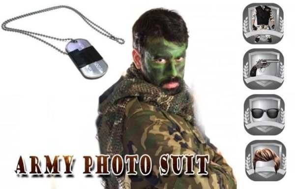 Army Photo Suit Editor - Warrior Uniform скриншот 3