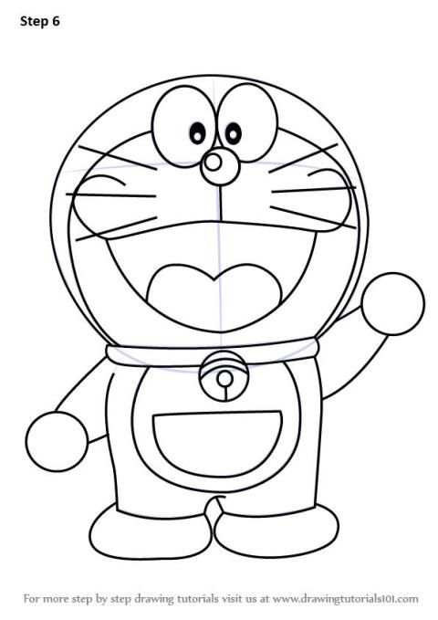 how to draw Doraemon and friends screenshot 4