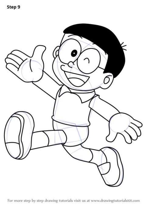 how to draw Doraemon and friends screenshot 3