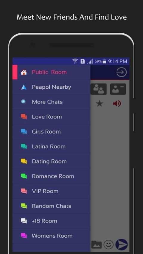 Social Chat Rooms (Find Love) screenshot 4