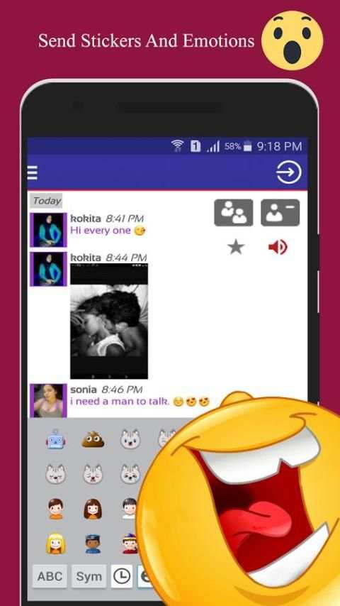 Social Chat Rooms (Find Love) screenshot 3