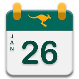 Australia Calendar 2017 - 2018