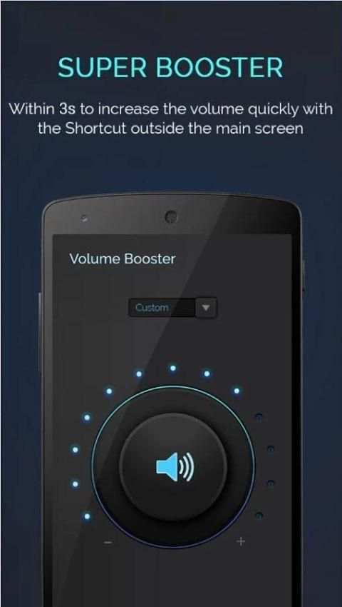 Volume Booster and Bass Booster 3 تصوير الشاشة