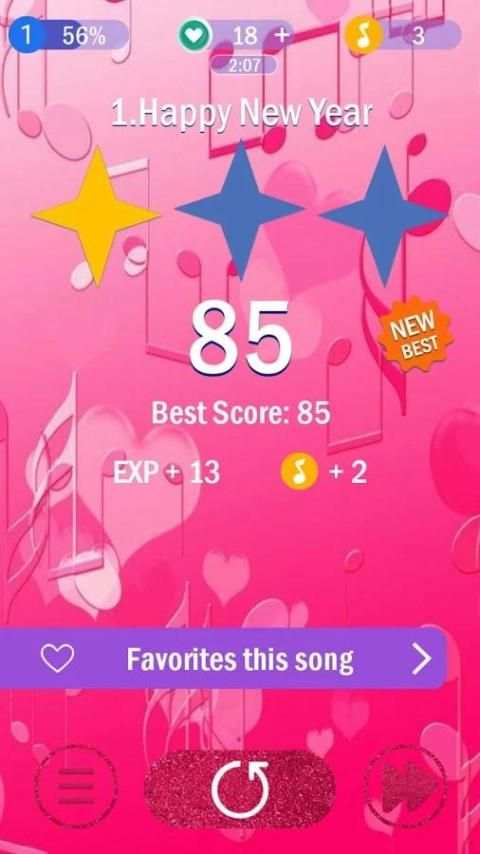 Pink Piano Tiles 2018 screenshot 6