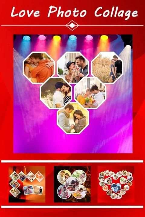 Love Photo Collage 1 تصوير الشاشة