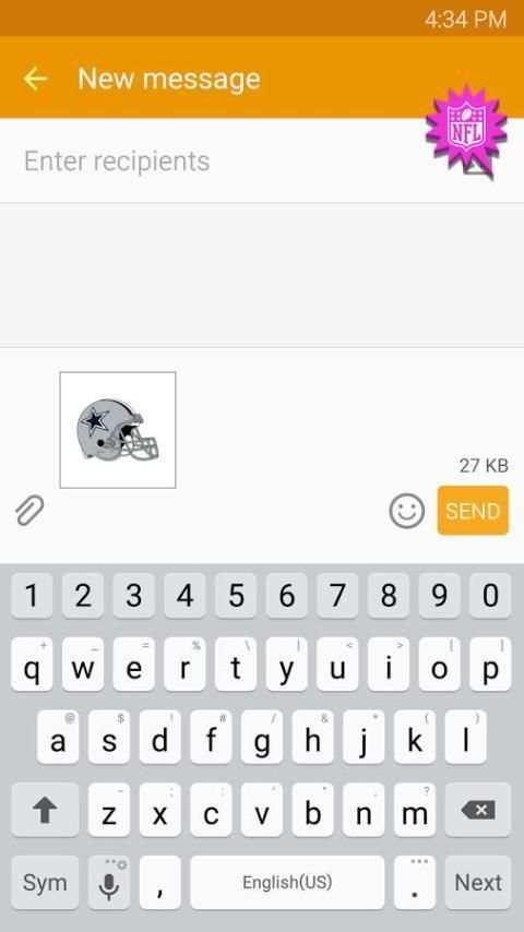 NFL Emojis 7 تصوير الشاشة
