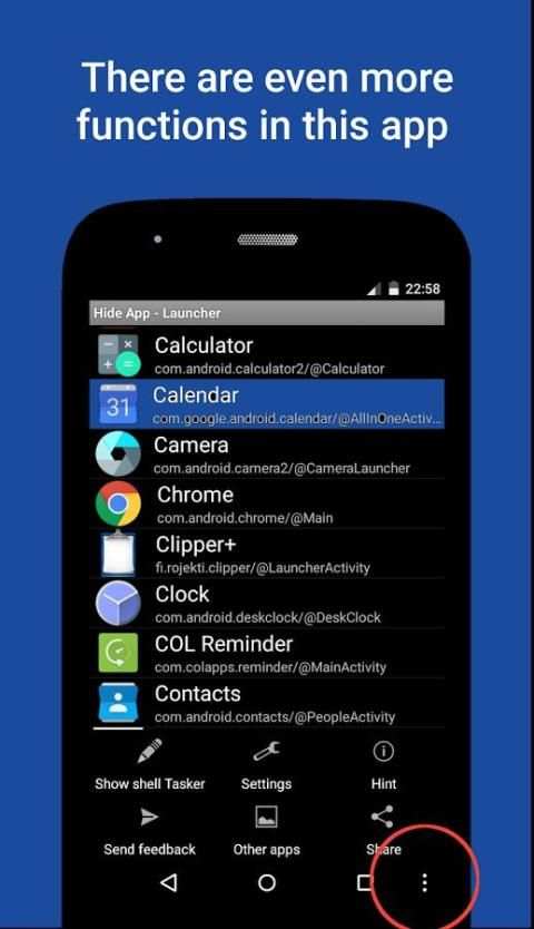 Hide App 1 تصوير الشاشة