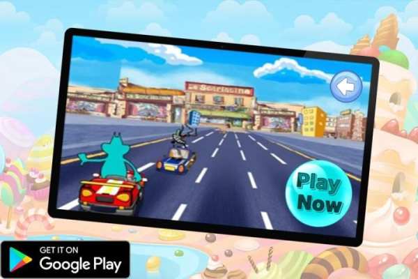 M-Oggy Kart Game screenshot 4