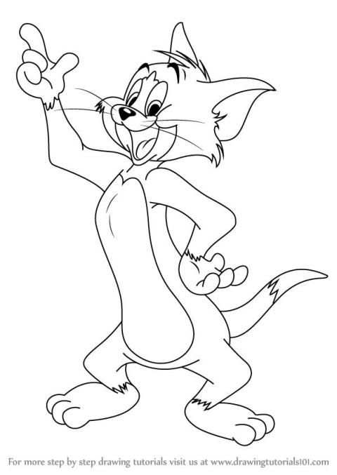 HOW TO DRAW TOM AND JERRY screenshot 3