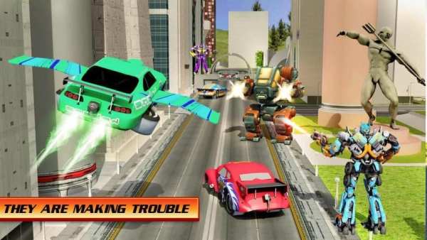 Flying Car Robo Battle Hero screenshot 2