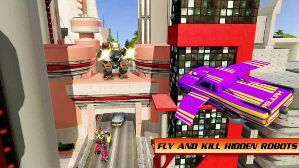 Flying Car Robo Battle Hero screenshot 1