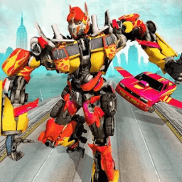 ikon Penerbangan Robot Mobil Perang Simulator