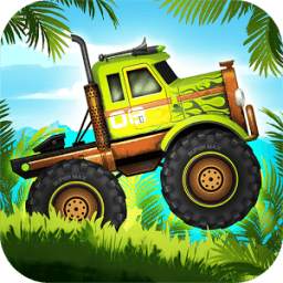 Jungle Monster Truck Adventure Race