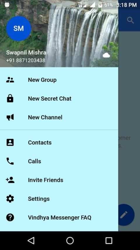 Vindhya Telegram MSG 3 تصوير الشاشة
