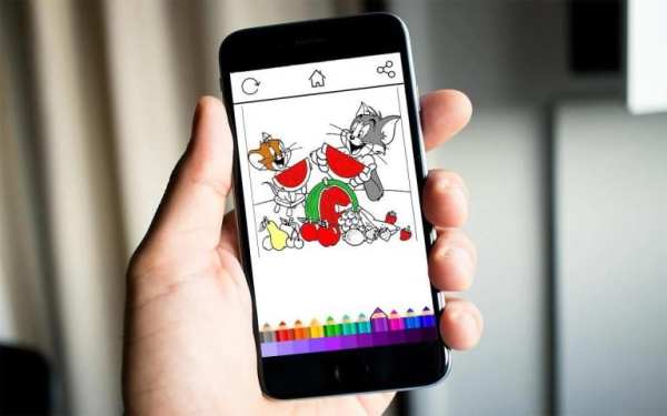 Coloring Tom And Mouse 7 تصوير الشاشة