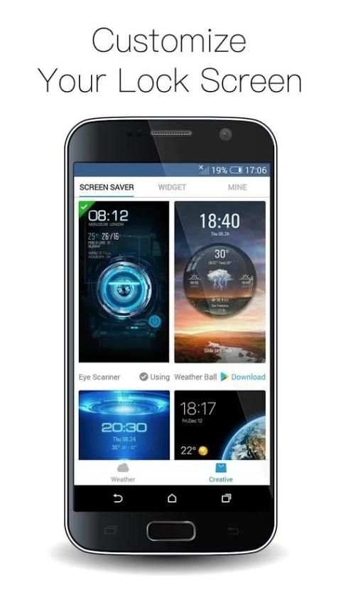 Analog Clock on Lockscreen screenshot 4