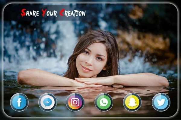 Waterfall Photo Frame скриншот 1