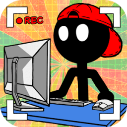 Vlogger Stickman Tube Life: Viral Video Tycoon icon