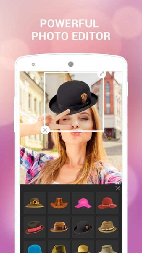 Cap Photo Editor-Cap stickers for photo screenshot 1