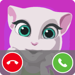 Fake Cat Angela Call Prank icon