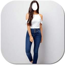 Girls jeans photo suit editor 2017