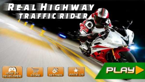 Real Highway Traffic Rider Moto Bike Racing Free 7 تصوير الشاشة
