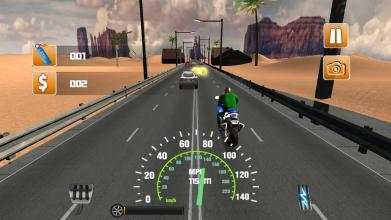 Real Highway Traffic Rider Moto Bike Racing Free 2 تصوير الشاشة