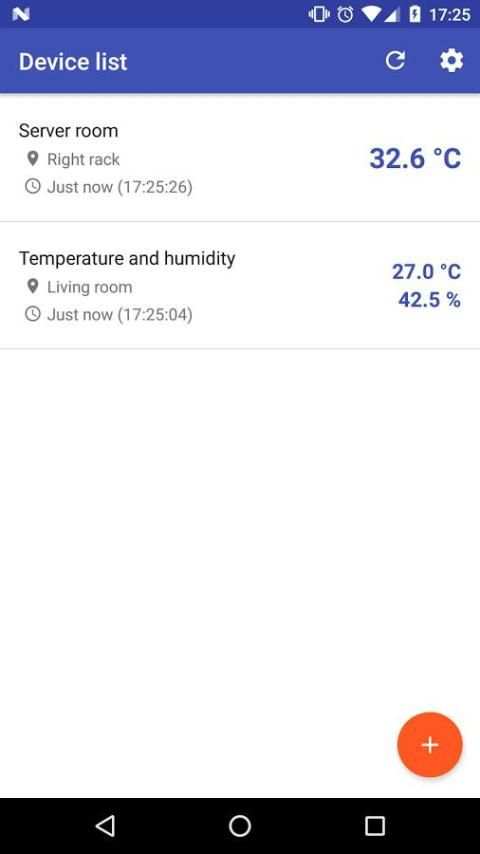 Monkeytech - Wifi thermometer скриншот 2