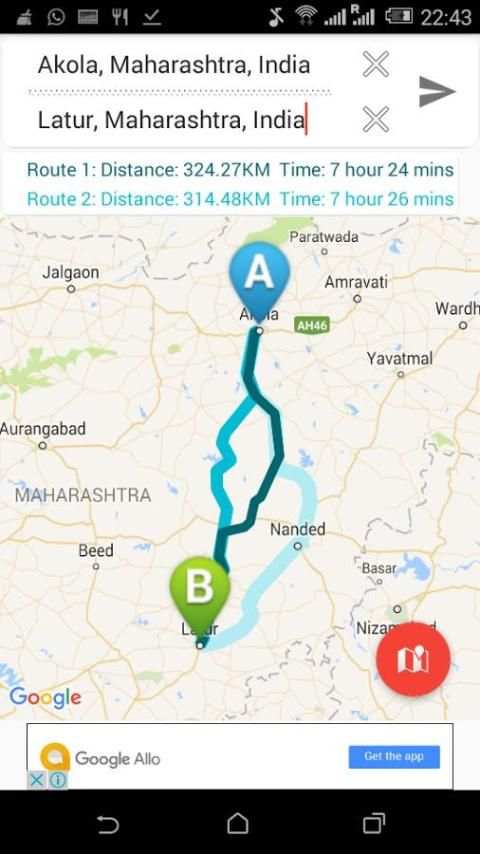 MSRTC bus MH-indicator screenshot 1