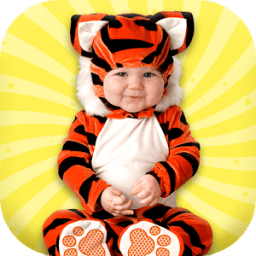 Baby Suit Funny Photo Montage icon