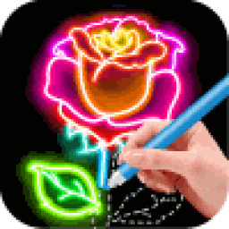 Draw Glow Flower icon