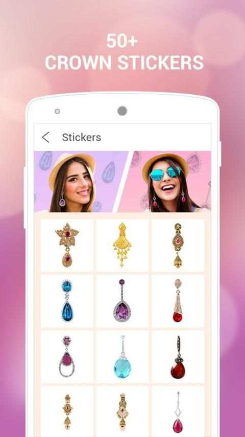 Earring Photo Editor-Earring stickers for photo screenshot 2
