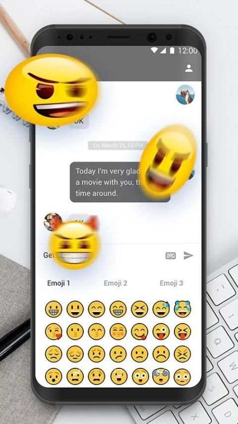White Keyboard Theme स्क्रीनशॉट 4
